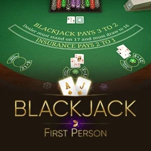 First Person Blackjack - Logo - Barce888a
